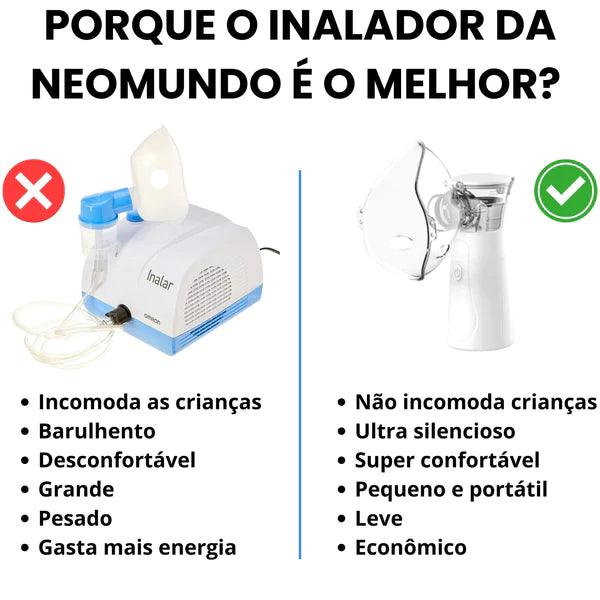 Inalador Nebulizador Halive™ Portátil e Ultra Silensioso (LEVE 2 E PAGUE MENOS)