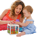 Cubo Montessori – Estimula o Desenvolvimento Infantil com Texturas, Cores e Diversão