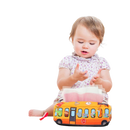 Conjunto De Caixa De Tecido Amor Maternal – Brinquedo Sensorial para Bebês, Poliéster Resistente, Multicolor