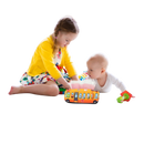 Conjunto De Caixa De Tecido Amor Maternal – Brinquedo Sensorial para Bebês, Poliéster Resistente, Multicolor