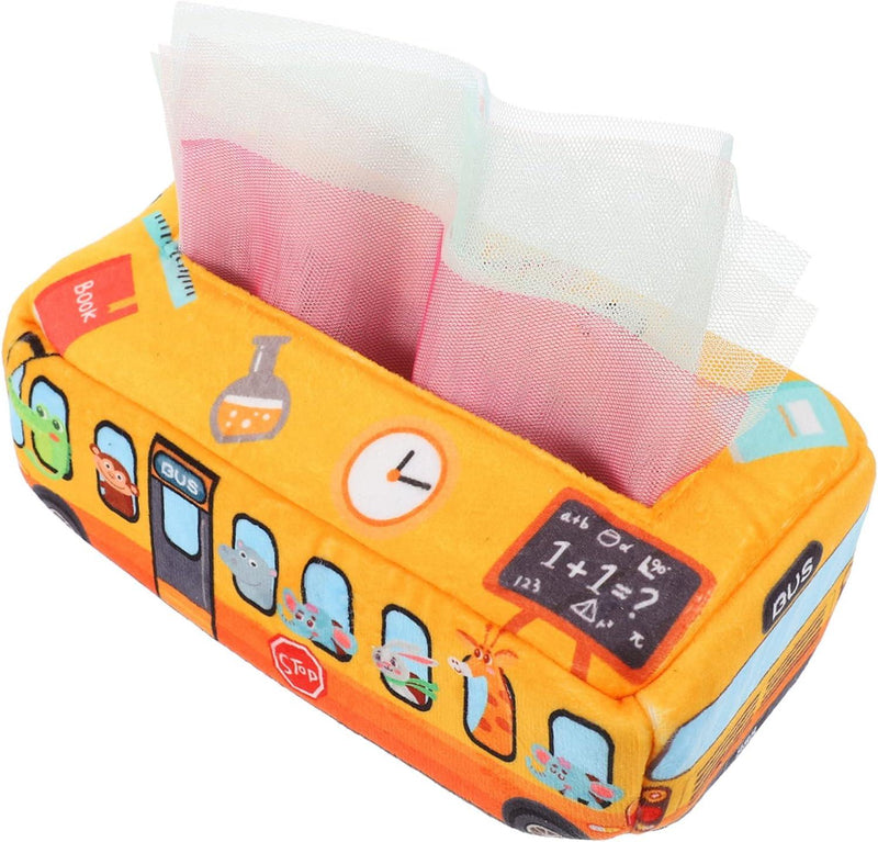 Conjunto De Caixa De Tecido Amor Maternal – Brinquedo Sensorial para Bebês, Poliéster Resistente, Multicolor