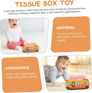 Conjunto De Caixa De Tecido Amor Maternal – Brinquedo Sensorial para Bebês, Poliéster Resistente, Multicolor