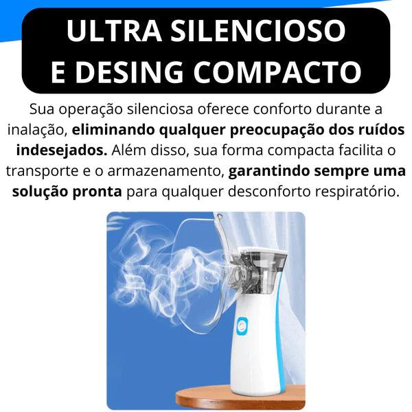 Inalador Nebulizador Halive™ Portátil e Ultra Silensioso (LEVE 2 E PAGUE MENOS)