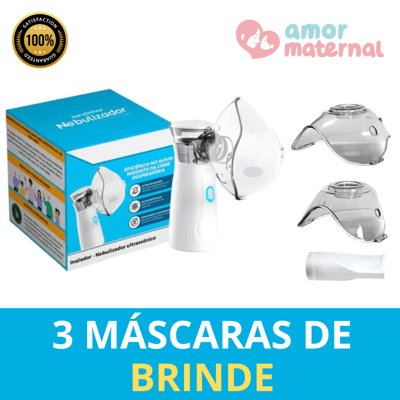 Inalador Nebulizador Halive™ Portátil e Ultra Silensioso (LEVE 2 E PAGUE MENOS)