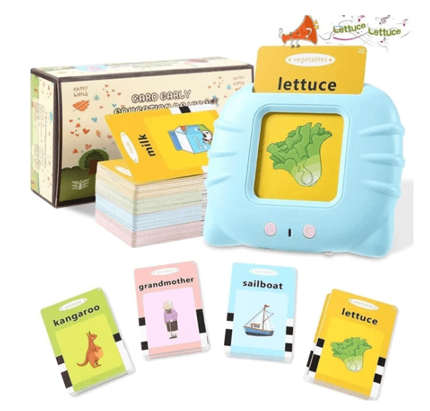 Educard Jogo Educativo Amor Maternal – Estimulador de Oralidade Infantil em Inglês, 112 Cartões, Recarregável