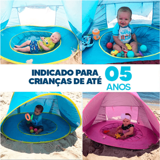 POOLIE® - Barraca de Praia Infantil