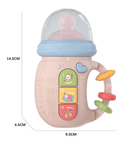 Mamadeira Musical com Chocalho Amor Maternal – Estímulo Sensorial e Diversão para Bebês