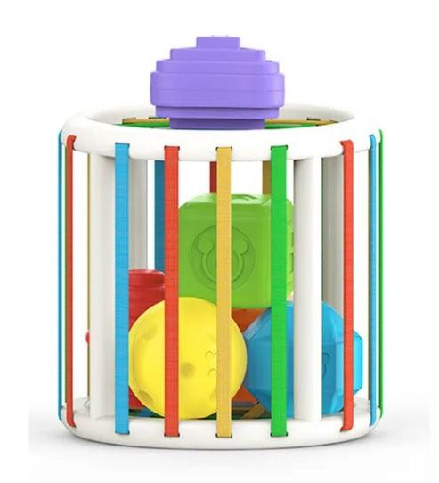 Cubo Montessori Amor Maternal – Estimula o Desenvolvimento Infantil com Texturas e Diversão