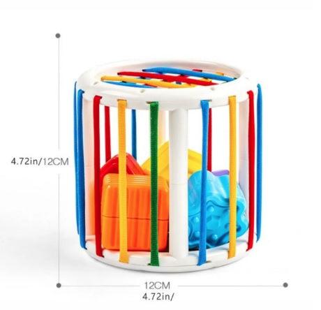 Cubo Montessori Amor Maternal – Estimula o Desenvolvimento Infantil com Texturas e Diversão